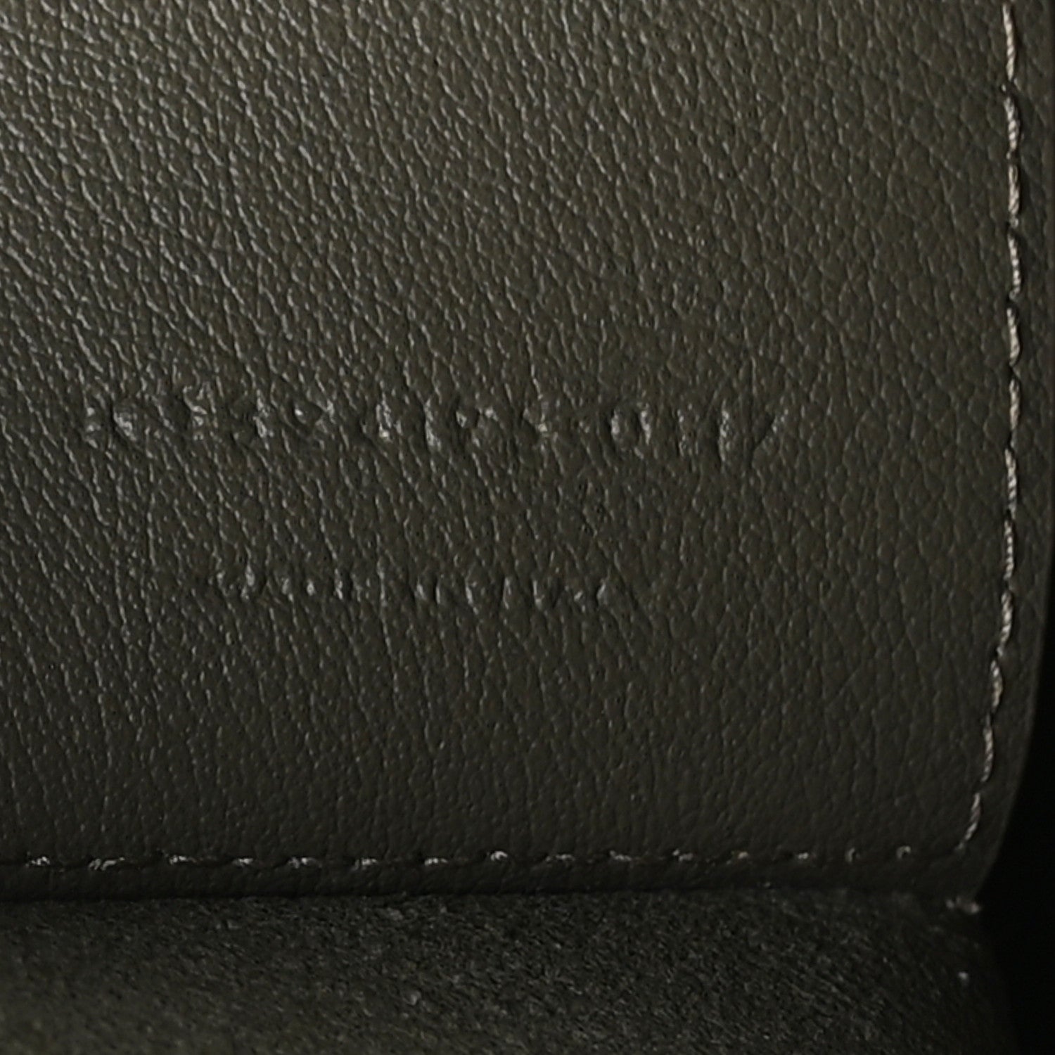 Saint Laurent Calfskin Large Shopping Tote Kaki Militaire 8 of 11