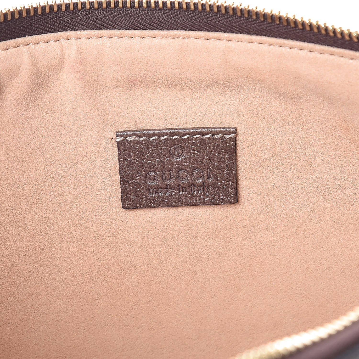Gucci GG Supreme Monogram Large Ophidia Pouch Clutch Brown 6 of 8