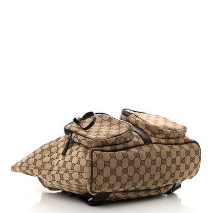 Gucci Monogram Backpack Dark Brown 3 of 17