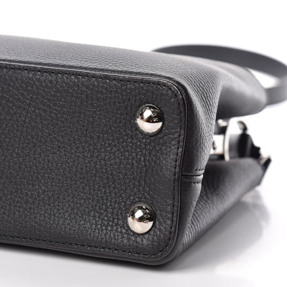 Louis Vuitton Taurillon Capucines BB Black 7 of 10