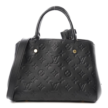 Louis Vuitton Empreinte Montaigne BB Black 1 of 11