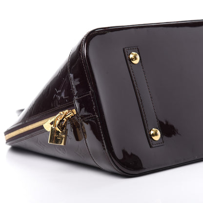Louis Vuitton Vernis Alma GM Amarante 9 of 14