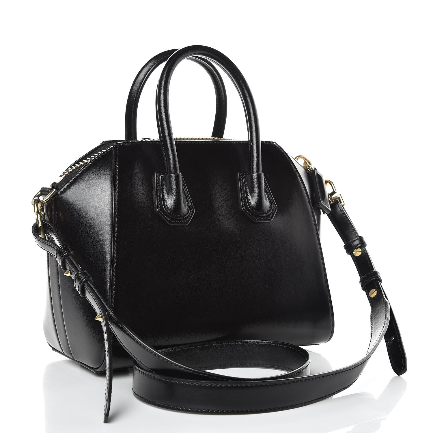 Givenchy Shiny Lord Calfskin Mini Antigona Black 3 of 11
