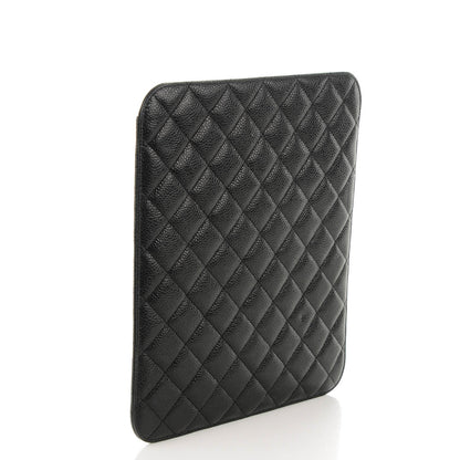 Chanel Caviar Quilted iPad Case Black 3 of 8