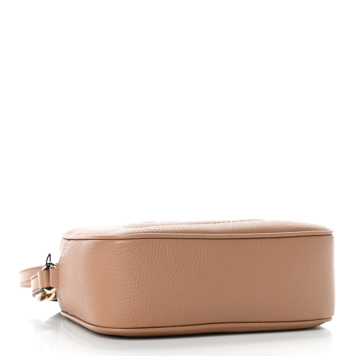 Pebbled Calfskin Small Soho Disco Bag Camelia