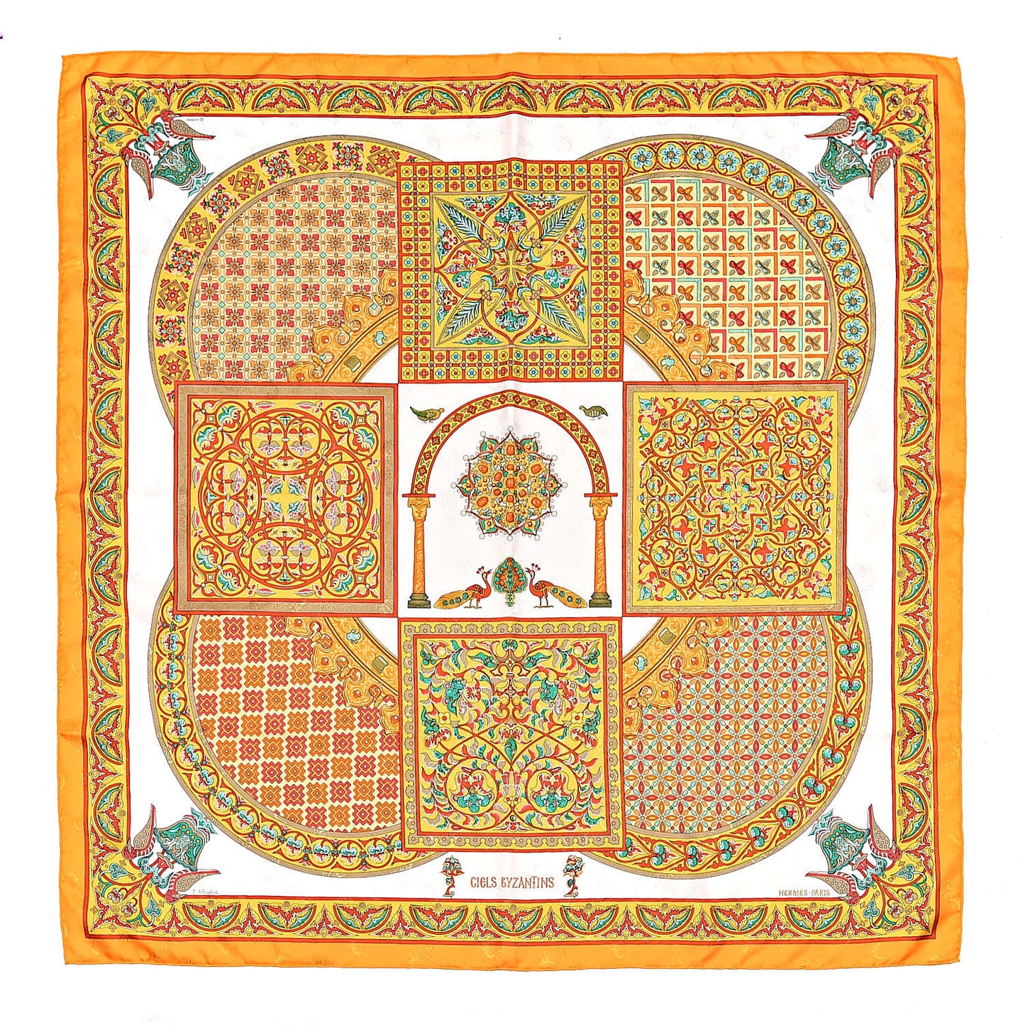 Silk Ciels Byzantins Scarf 90
