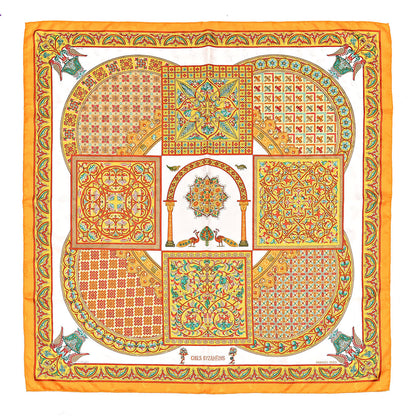 Hermes Silk Ciels Byzantins Scarf 90 1 of 7