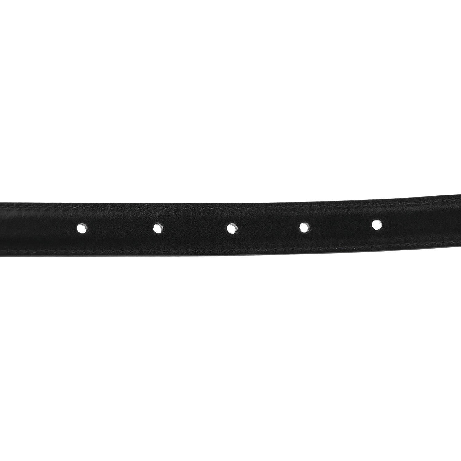 Celine Box Calfskin Medium 25mm Triomphe Belt 90 36 Black 5 of 6