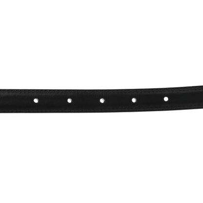Celine Box Calfskin Medium 25mm Triomphe Belt 90 36 Black 5 of 6