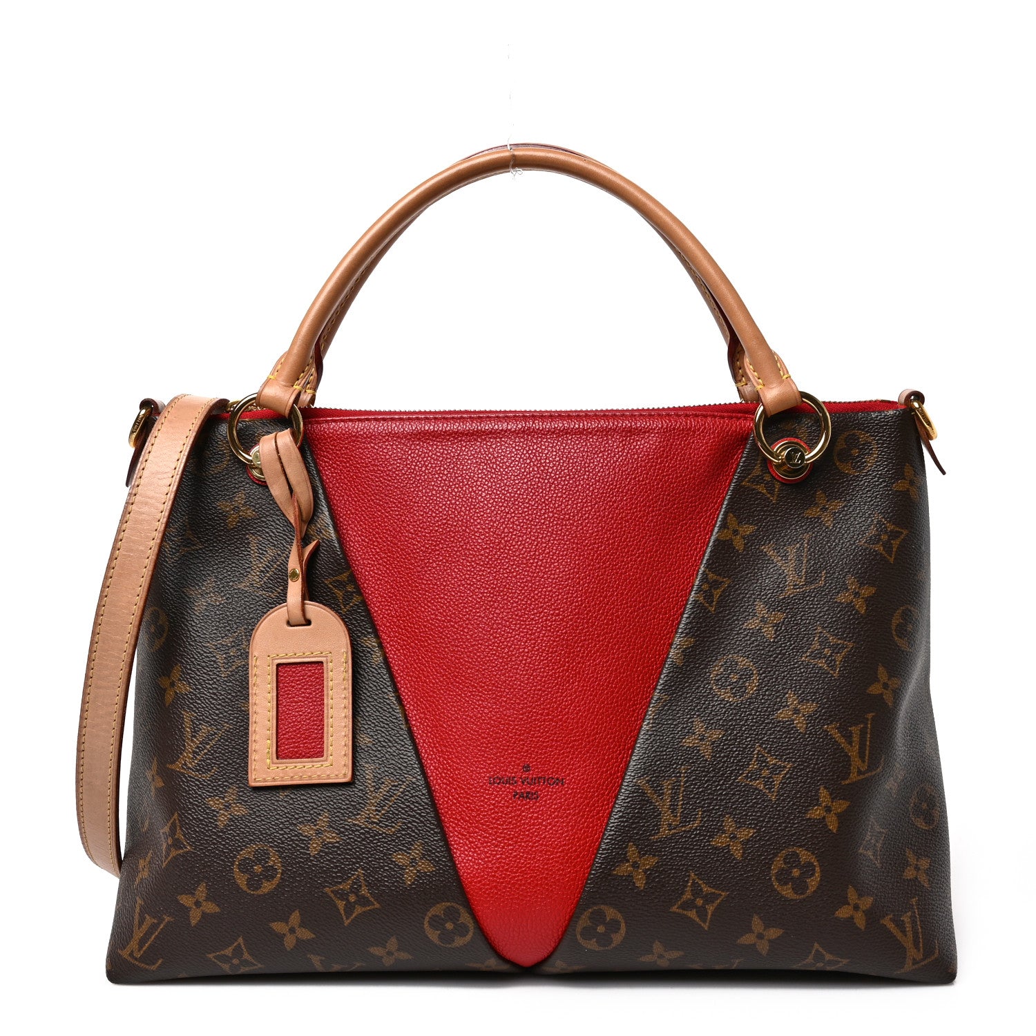 Louis Vuitton Monogram V Tote MM Cherry 1 of 10