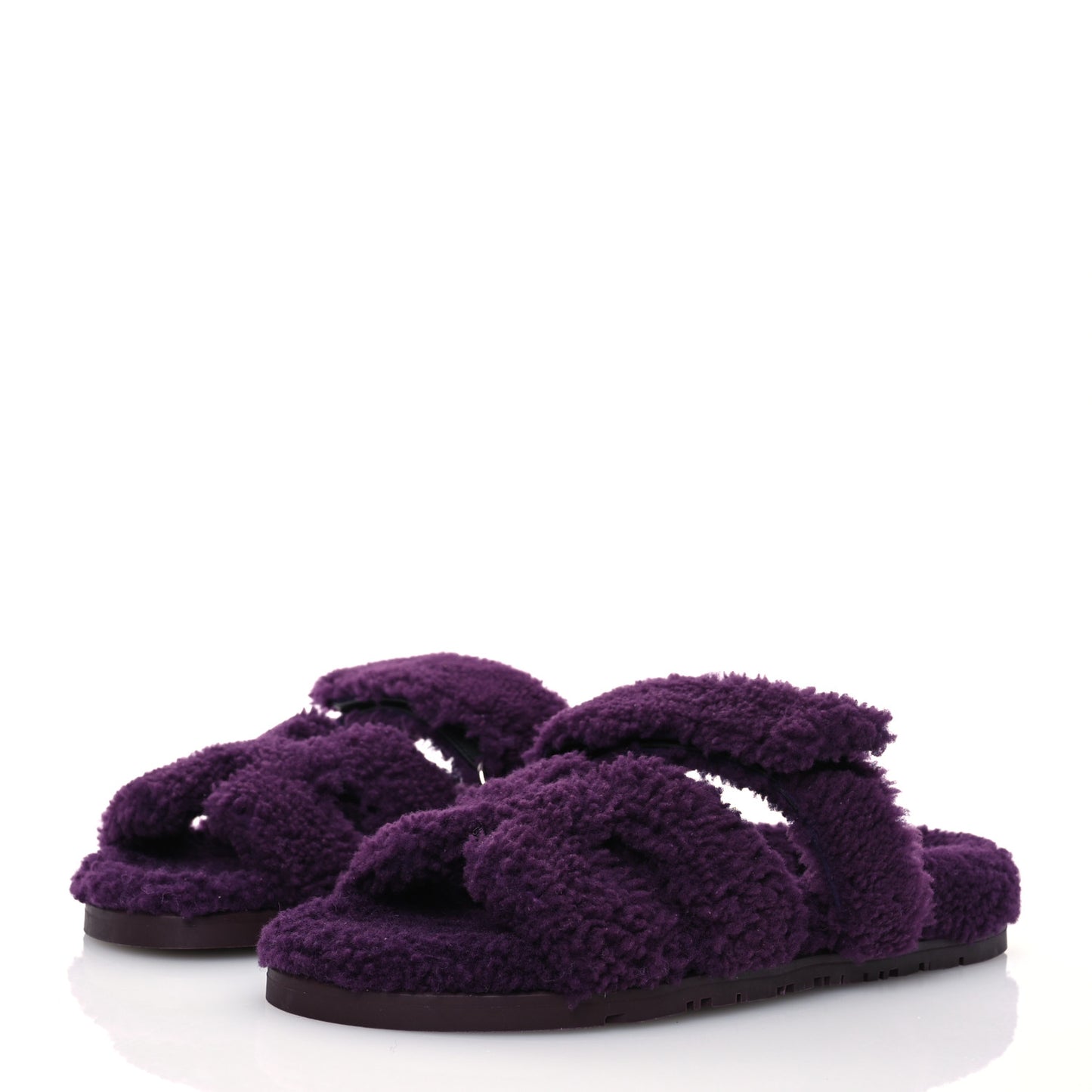 Woolskin Womens Chypre Sandals 39 Violet Fonce