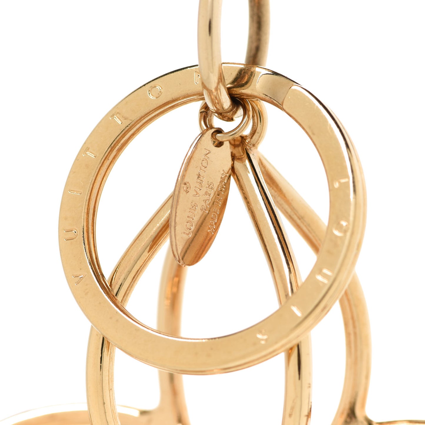 Sphere Bag Charm Gold