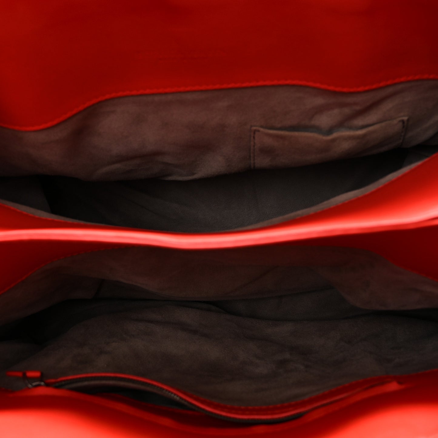 Nappa Intrecciato Milano Tote Red
