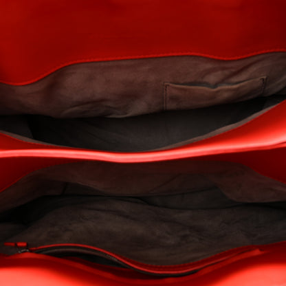 Bottega Veneta Nappa Intrecciato Milano Tote Red 5 of 9