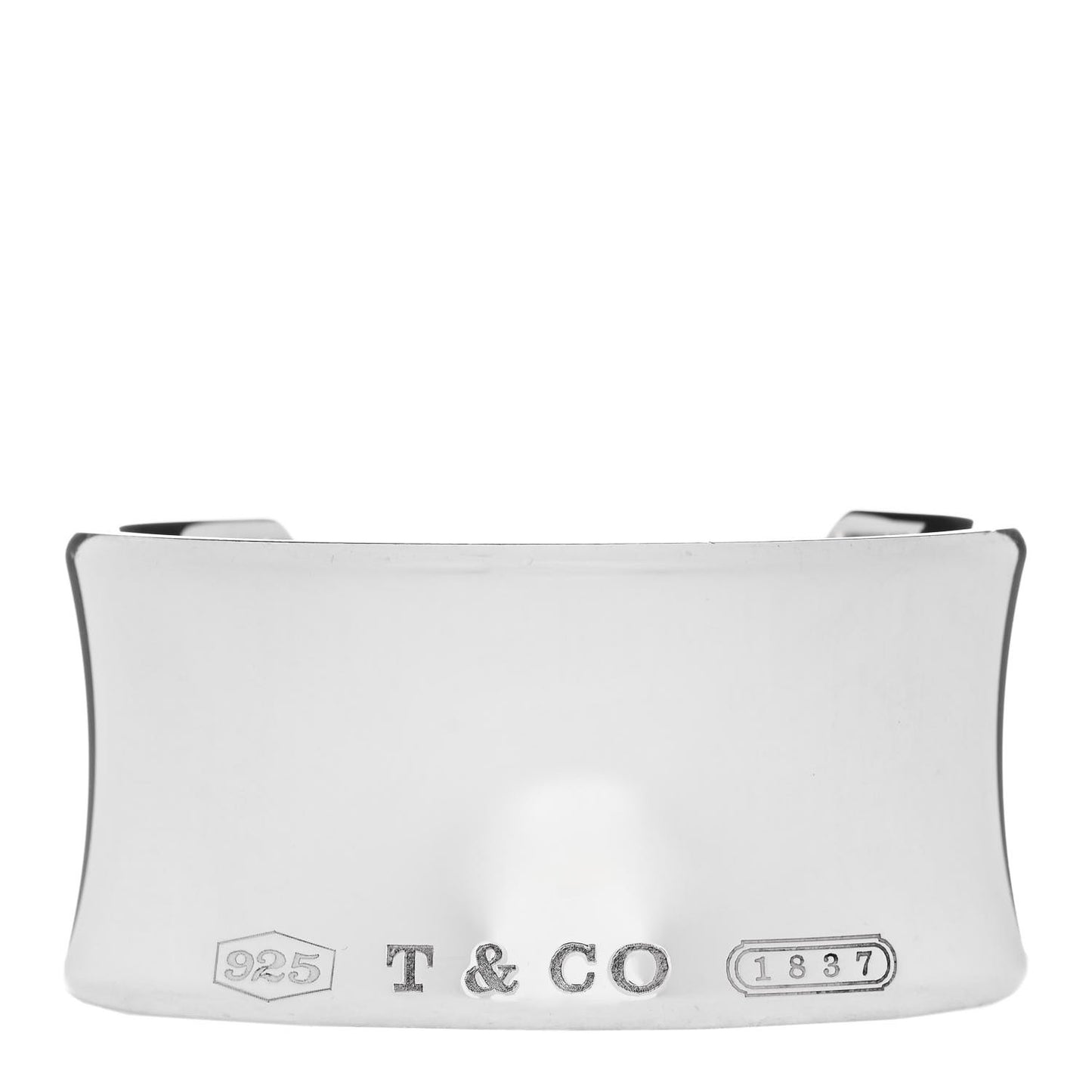 Sterling Silver Wide 1837 Cuff Bracelet