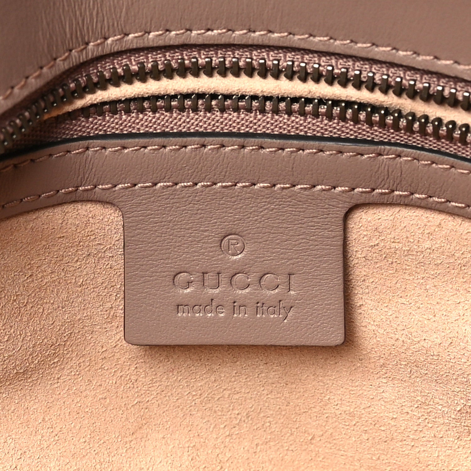 Gucci Calfskin Matelasse Small GG Marmont Shoulder Bag Porcelain Rose 6 of 10