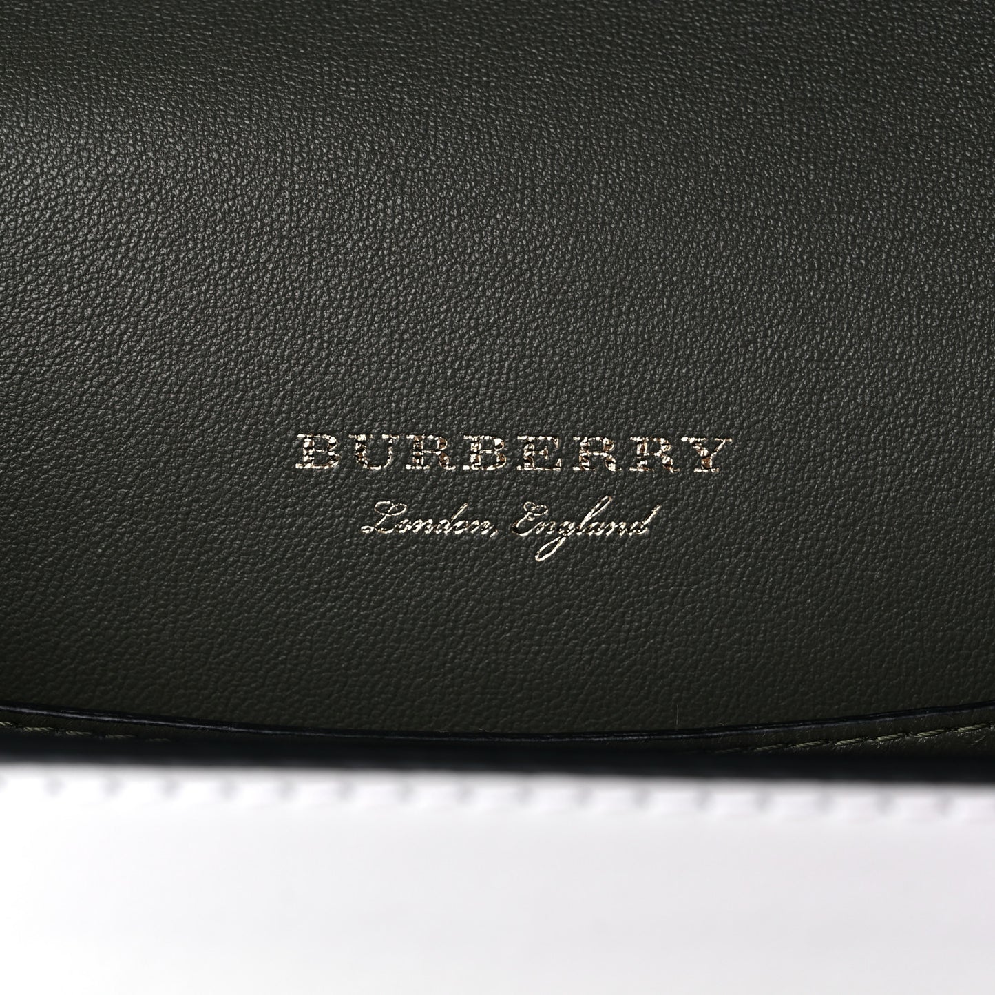 Calfskin Large Square Satchel Chalk White