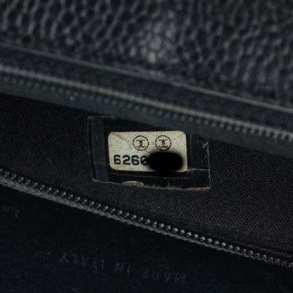 Chanel Caviar Quilted Jumbo Kelly Flap Black 8 of 9