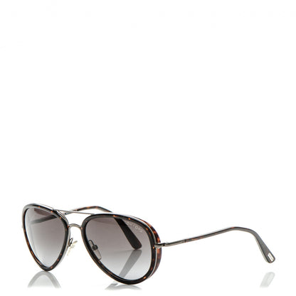 Tom Ford Miles Aviator Sunglasses TF341 Tortoise 1 of 5