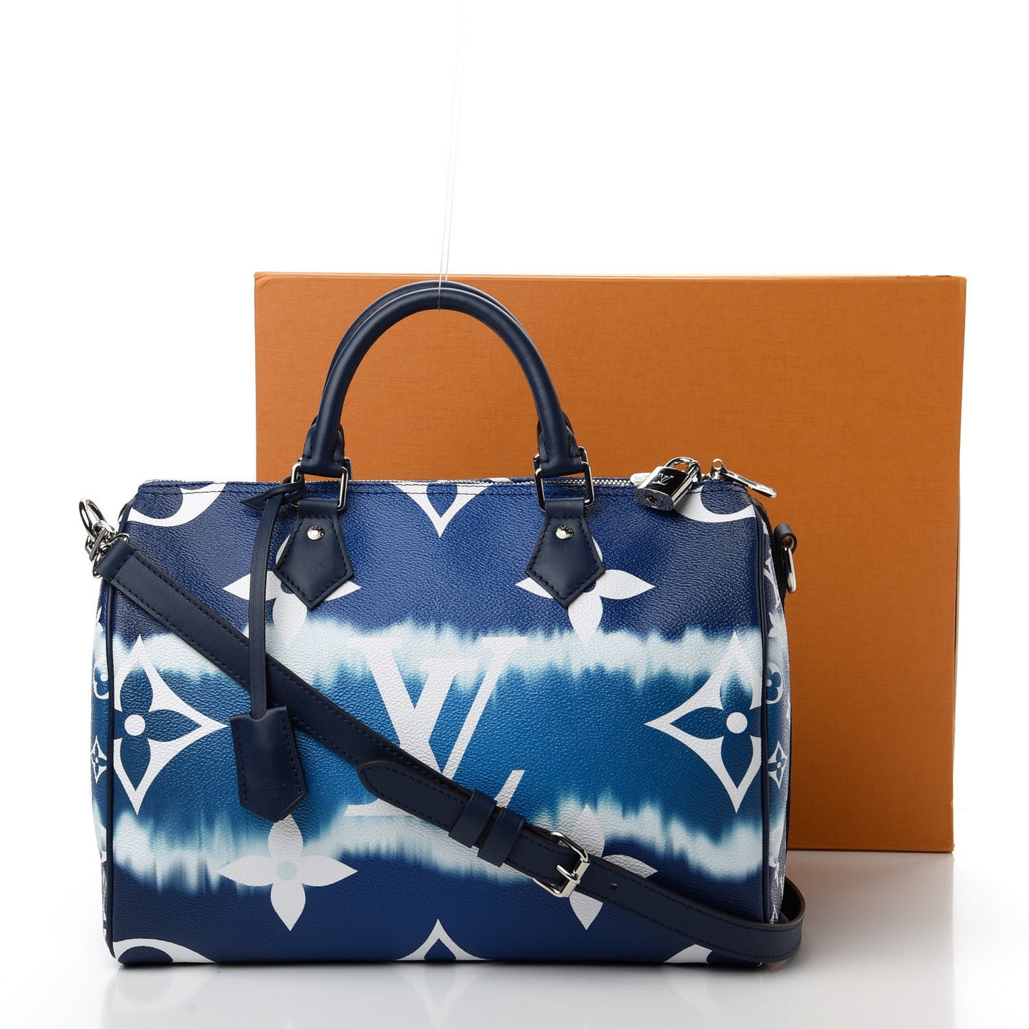 Monogram Escale Speedy Bandouliere 30 Blue