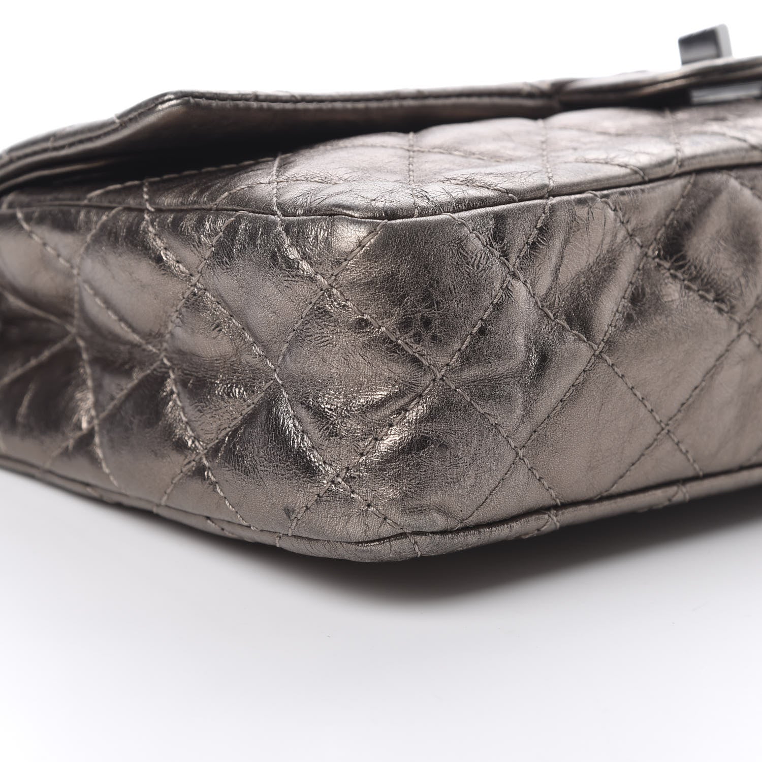 Chanel Metallic Aged Calfskin Quilted 2.55 Reissue 227 Flap Bronze 9 of 17