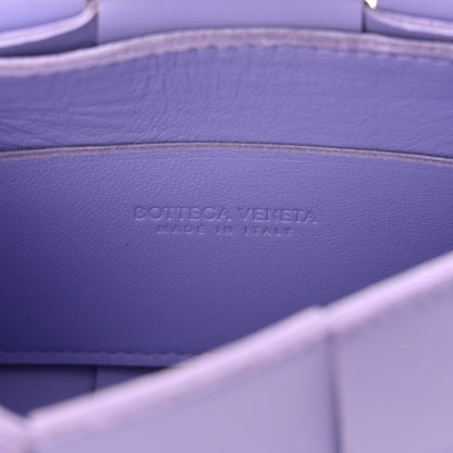 Bottega Veneta Lambskin Intreccio Candy Cassette Crossbody Bag Wisteria 6 of 10