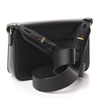 Tom Ford Calfskin Hollywood T Twist Shoulder Bag Black 3 of 10