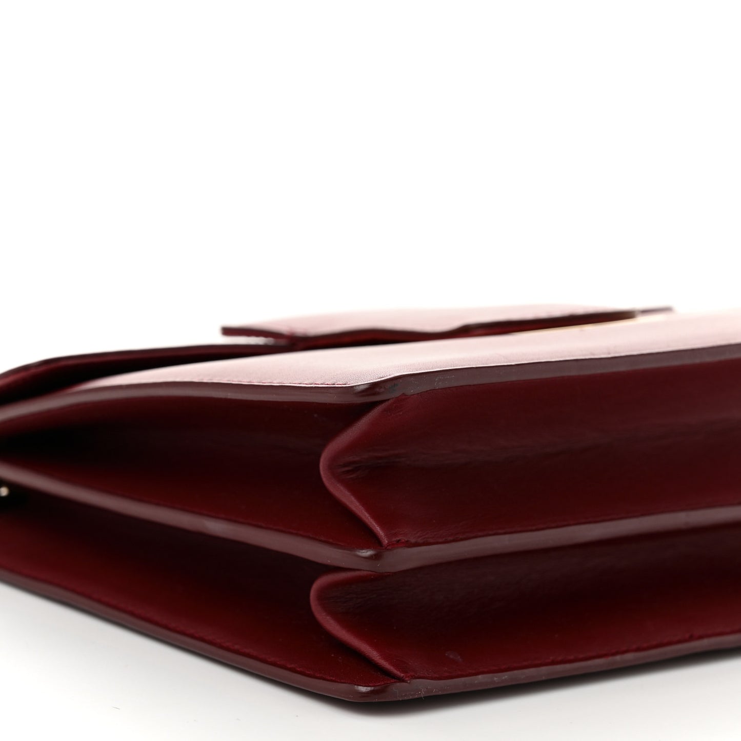 Calfskin Thalia Flap Shoulder Bag Wine