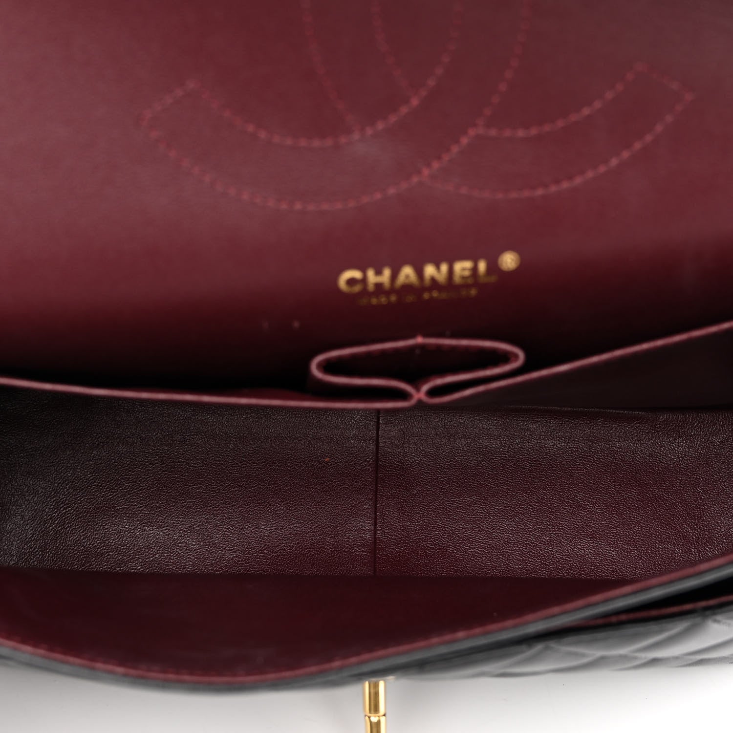 Chanel Lambskin Quilted Jumbo Double Flap Black 5 of 11