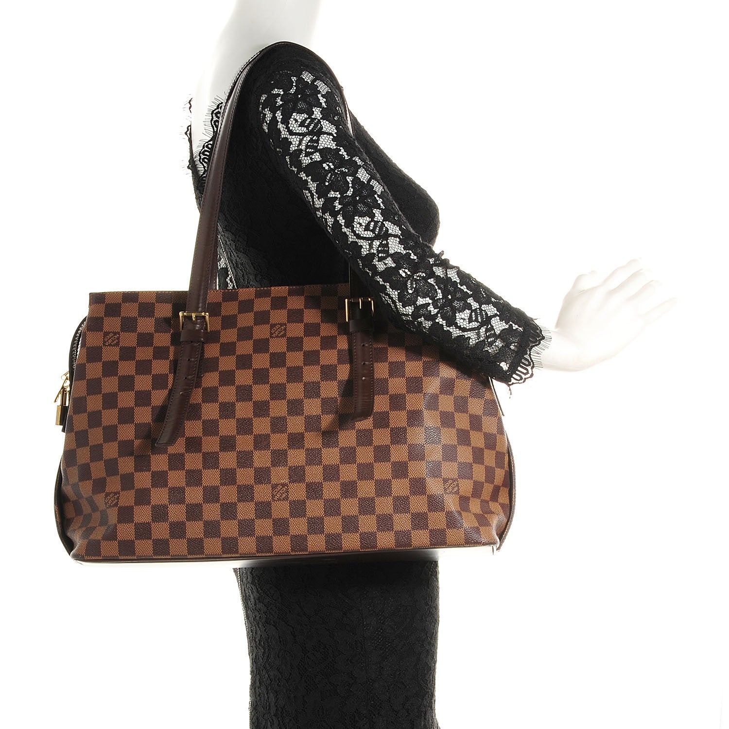 Louis Vuitton Damier Ebene Chelsea Tote 2 of 7