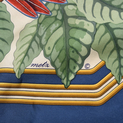 Hermes Silk Les Perroquets Scarf 90 6 of 7