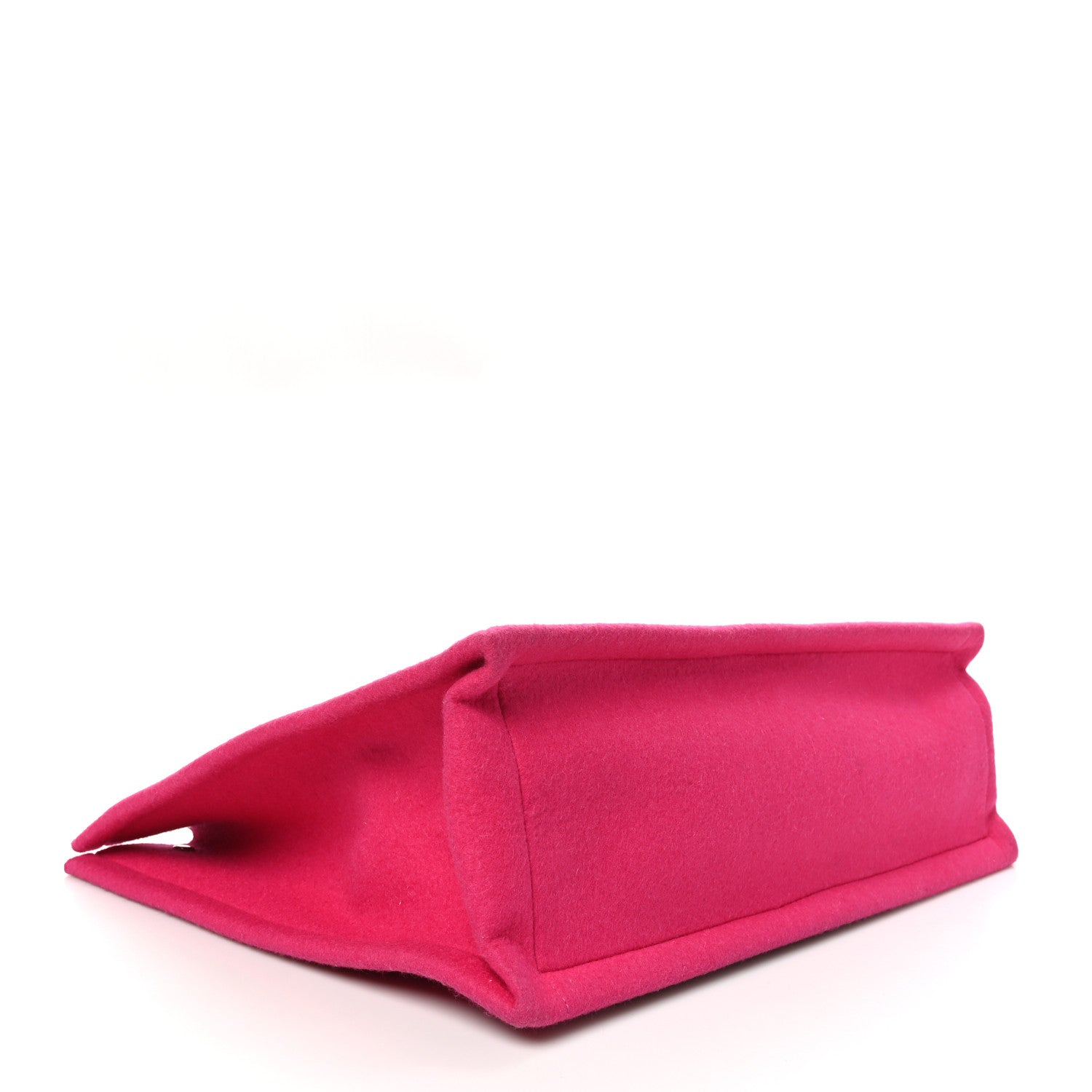 Saint Laurent Wool Rive Gauche Tote Fuchsia 4 of 13