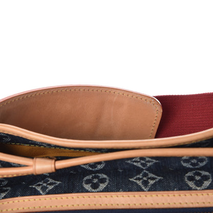 Louis Vuitton Denim Raye Porte Epaule MM 11 of 17