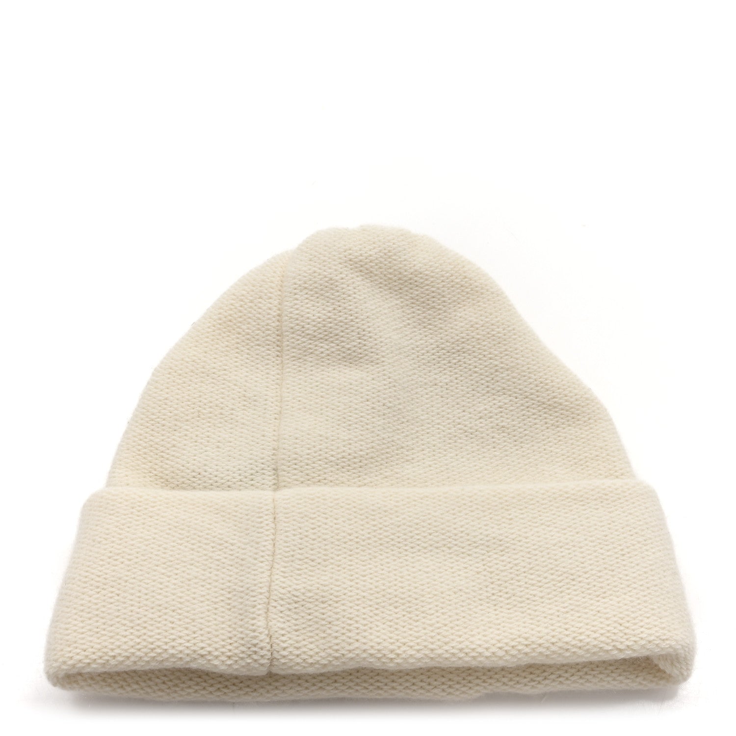 Chanel Cashmere CC Beanie Hat White 3 of 5
