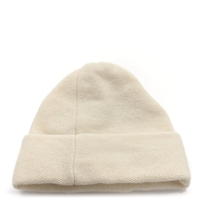 Chanel Cashmere CC Beanie Hat White 3 of 5