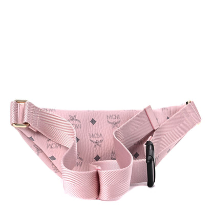 MCM Visetos Small Fusten Belt Bag Powder Pink 2 of 7