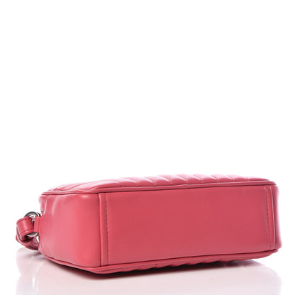 Prada Soft Calfskin Diagramme Crossbody Bag Peonia 4 of 9
