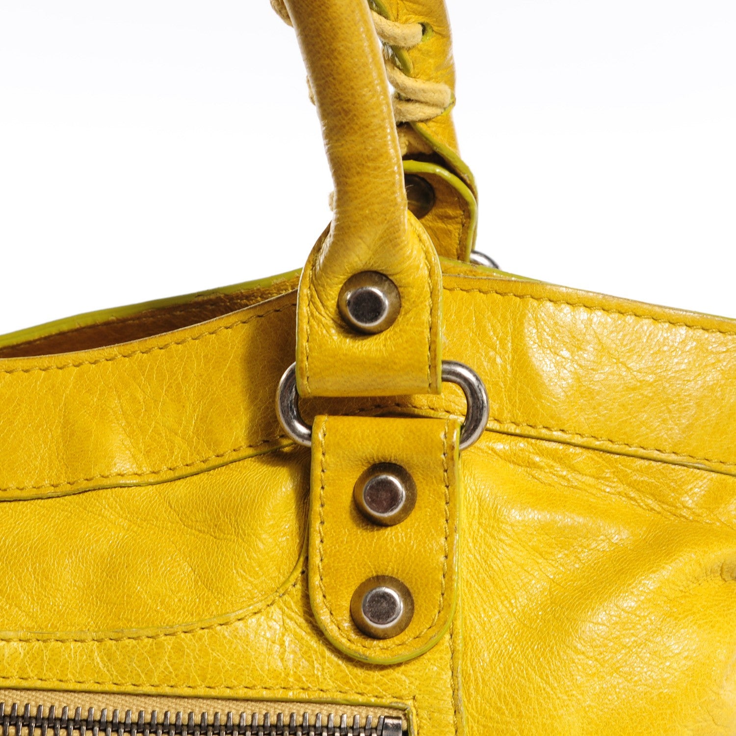 Balenciaga Chevre Classic Hardware First Yellow 8 of 13