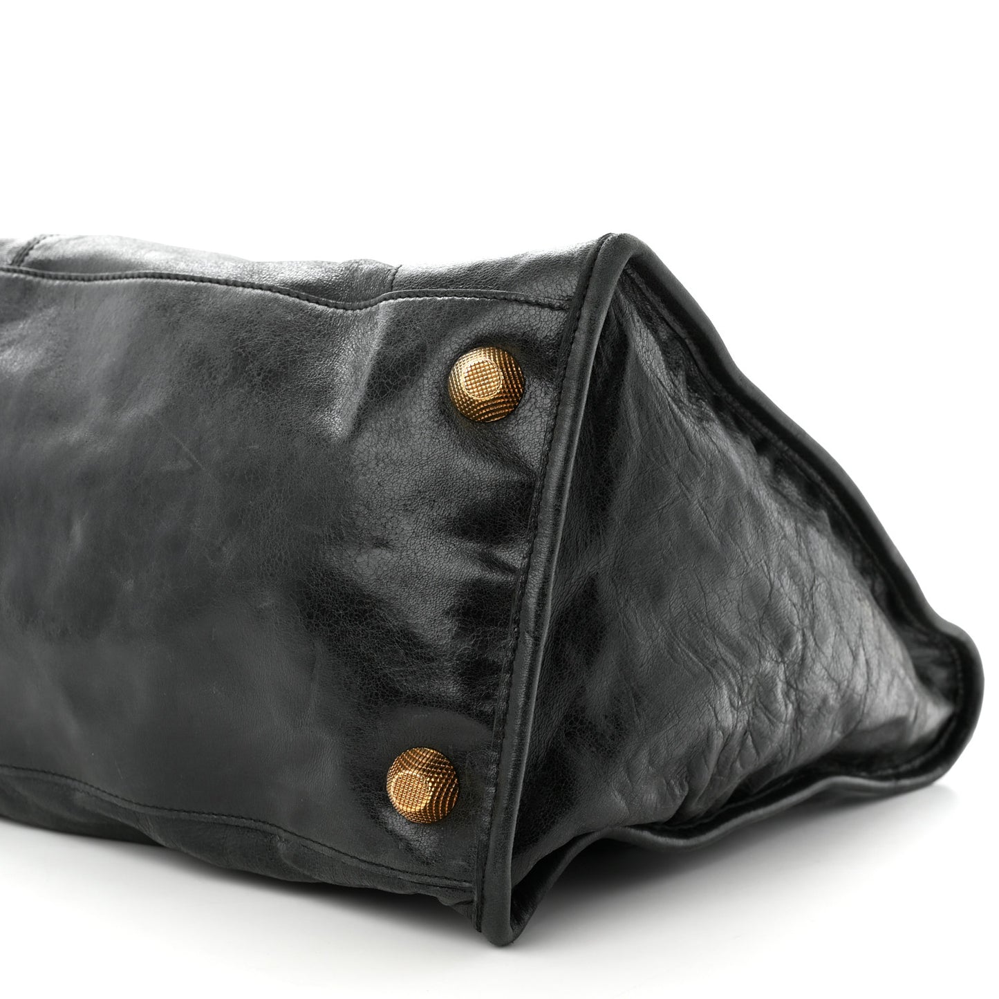 Agneau Giant 21 Gold Hardware Work Black