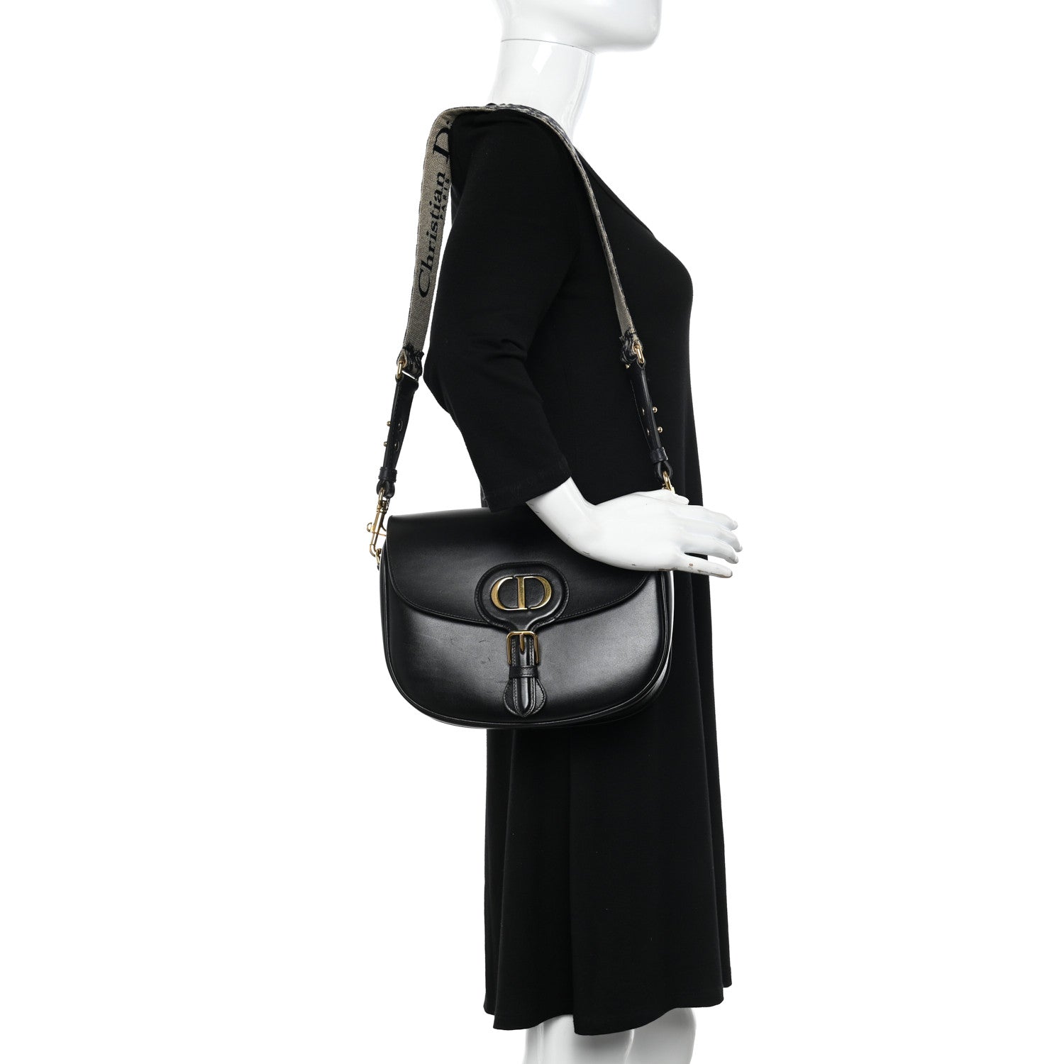 Christian Dior Box Calfskin Large Bobby Flap Black 2 of 11