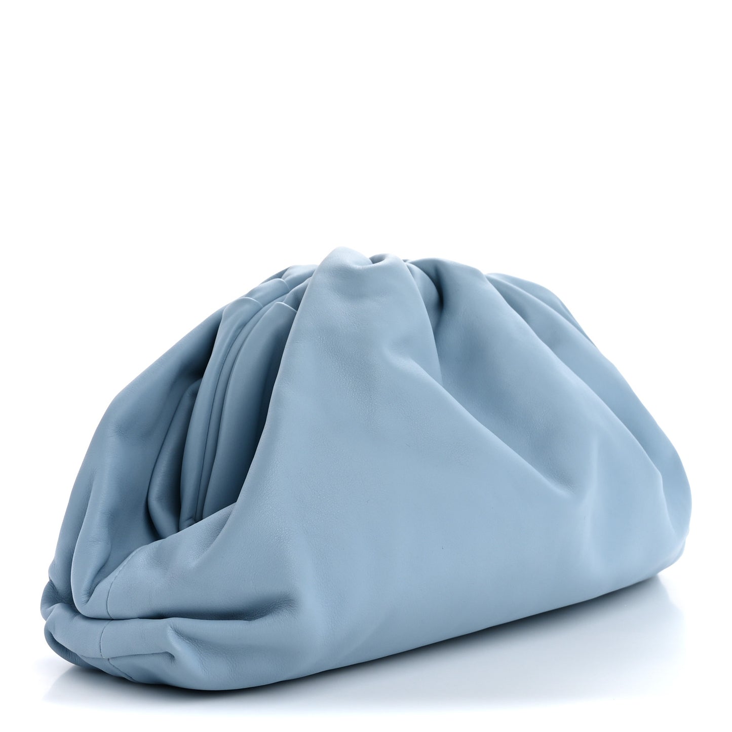 Smooth Butter Calf The Pouch Oversized Clutch Ice