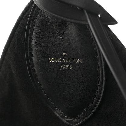 Louis Vuitton Monogram Flower Hobo Black 6 of 9