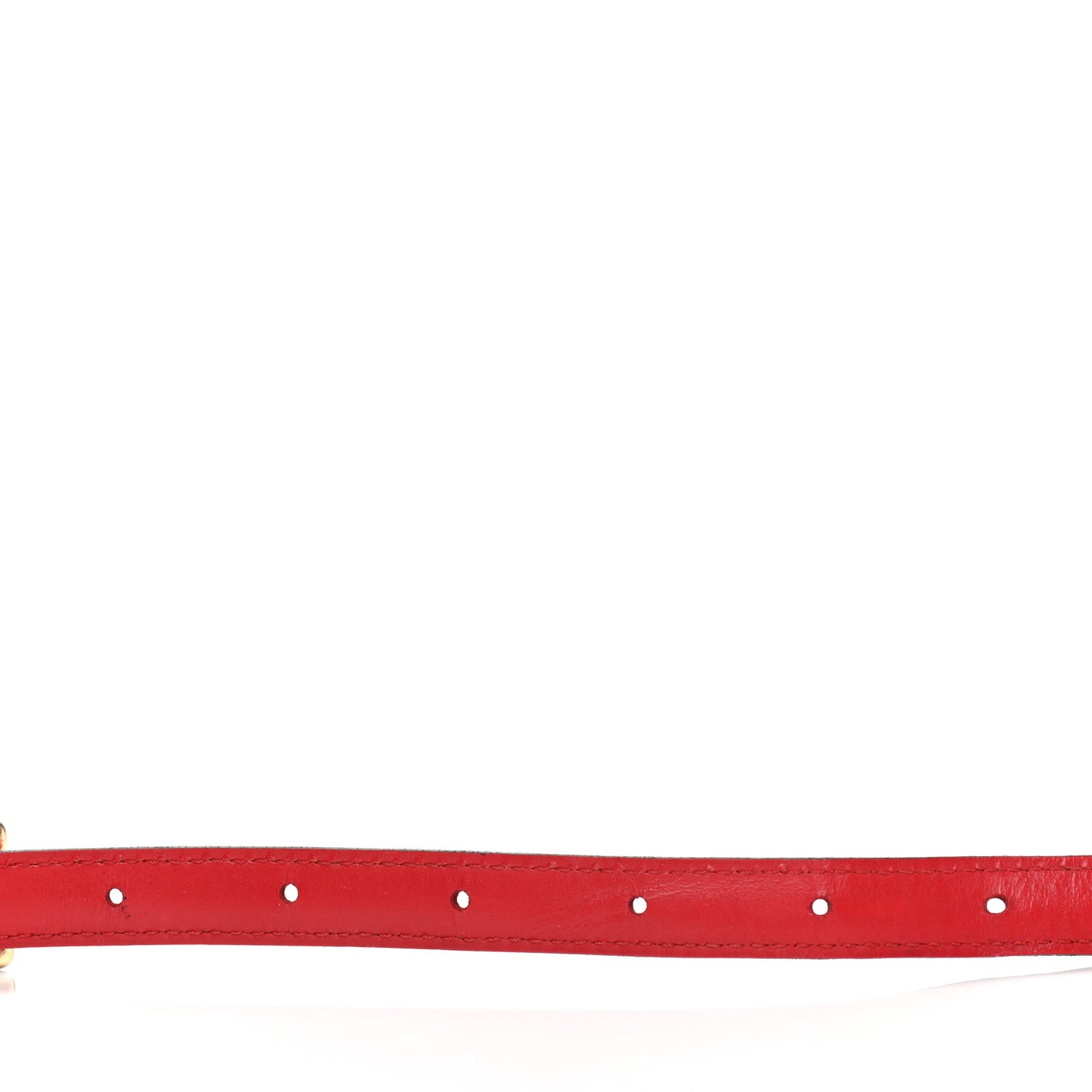 Calfskin 16mm Adjustable Shoulder Strap Red