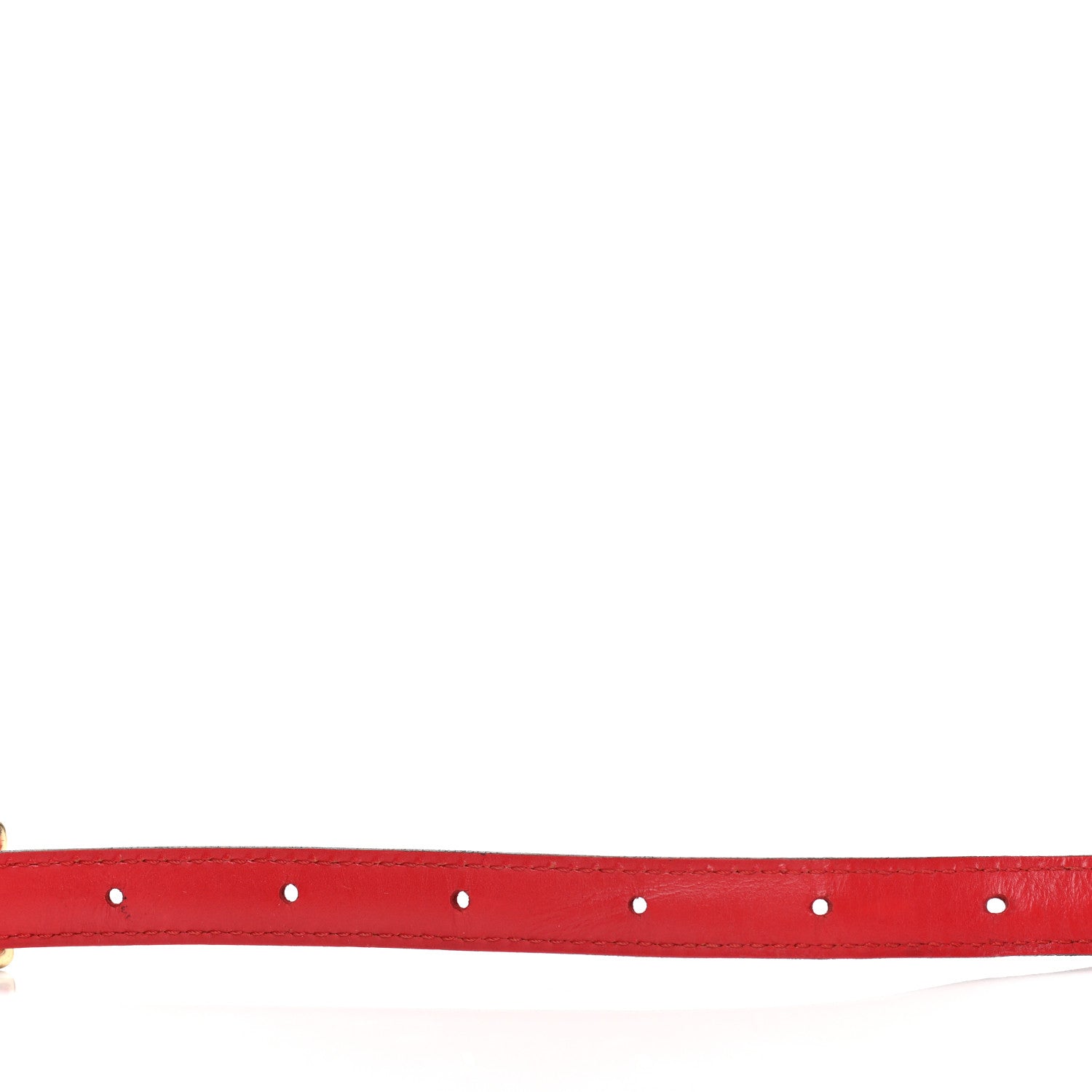 Louis Vuitton Calfskin 16mm Adjustable Shoulder Strap Red 4 of 6