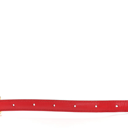 Louis Vuitton Calfskin 16mm Adjustable Shoulder Strap Red 4 of 6
