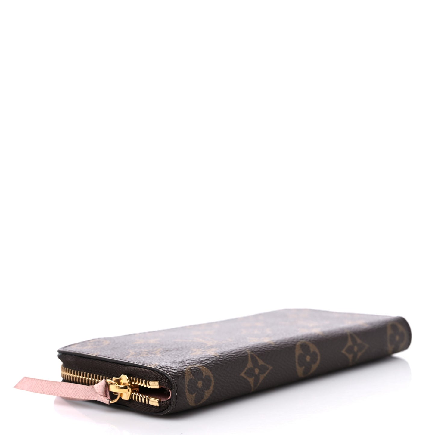 Monogram Clemence Wallet Rose Ballerine
