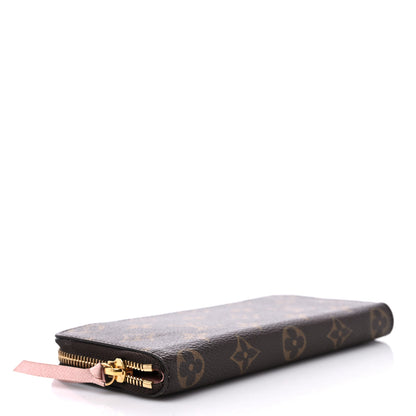 Louis Vuitton Monogram Clemence Wallet Rose Ballerine 4 of 9