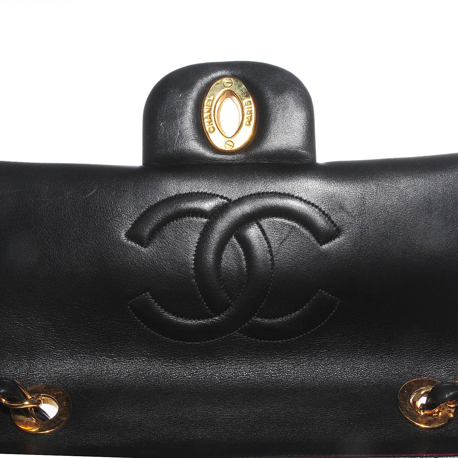 Chanel Lambskin XL Jumbo Flap Black 3 of 7