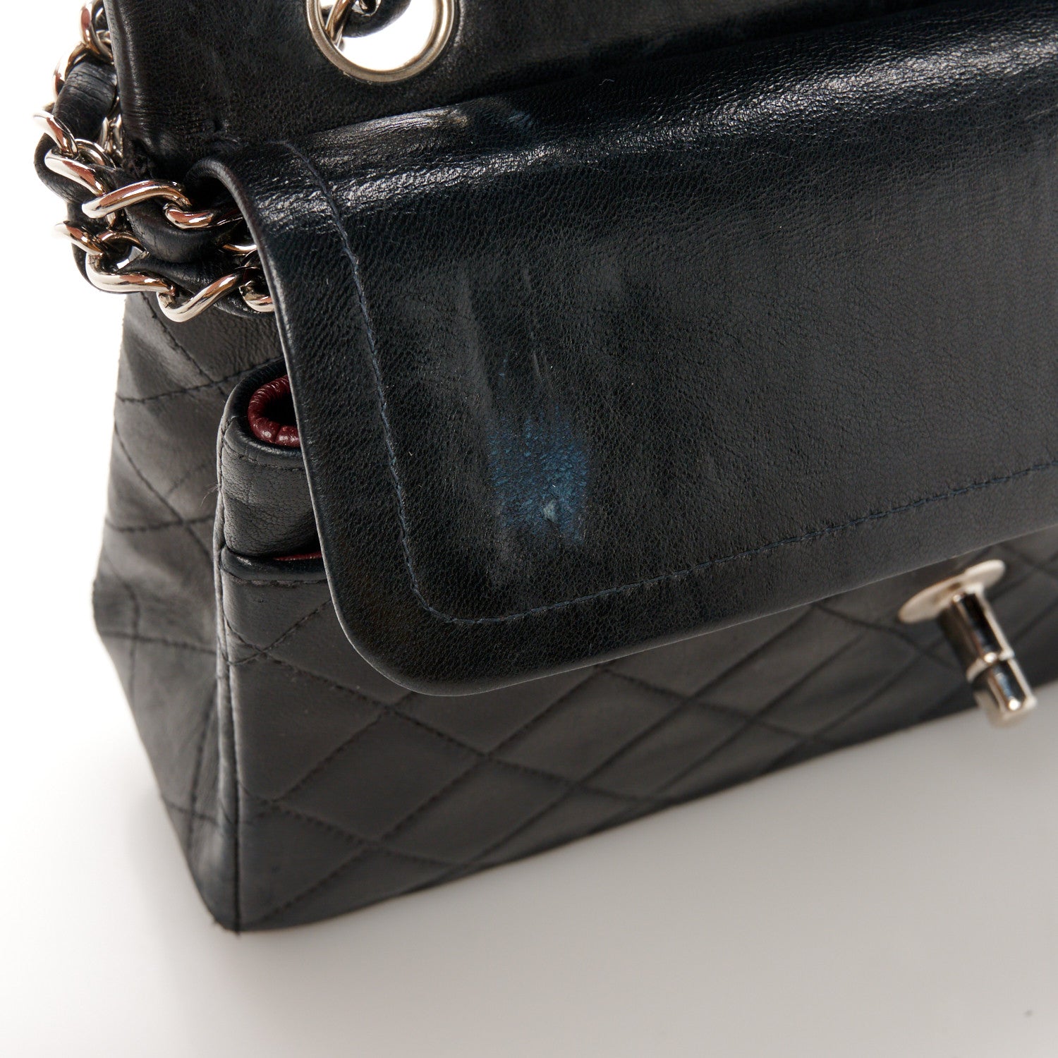 Chanel Lambskin Quilted Small Double Flap Black 12 of 12