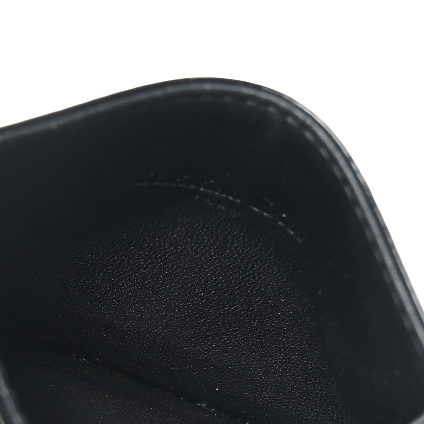 Patent Cannage Lady Dior Card Holder Black
